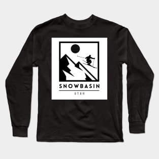 Snowbasin ski Utah USA Long Sleeve T-Shirt